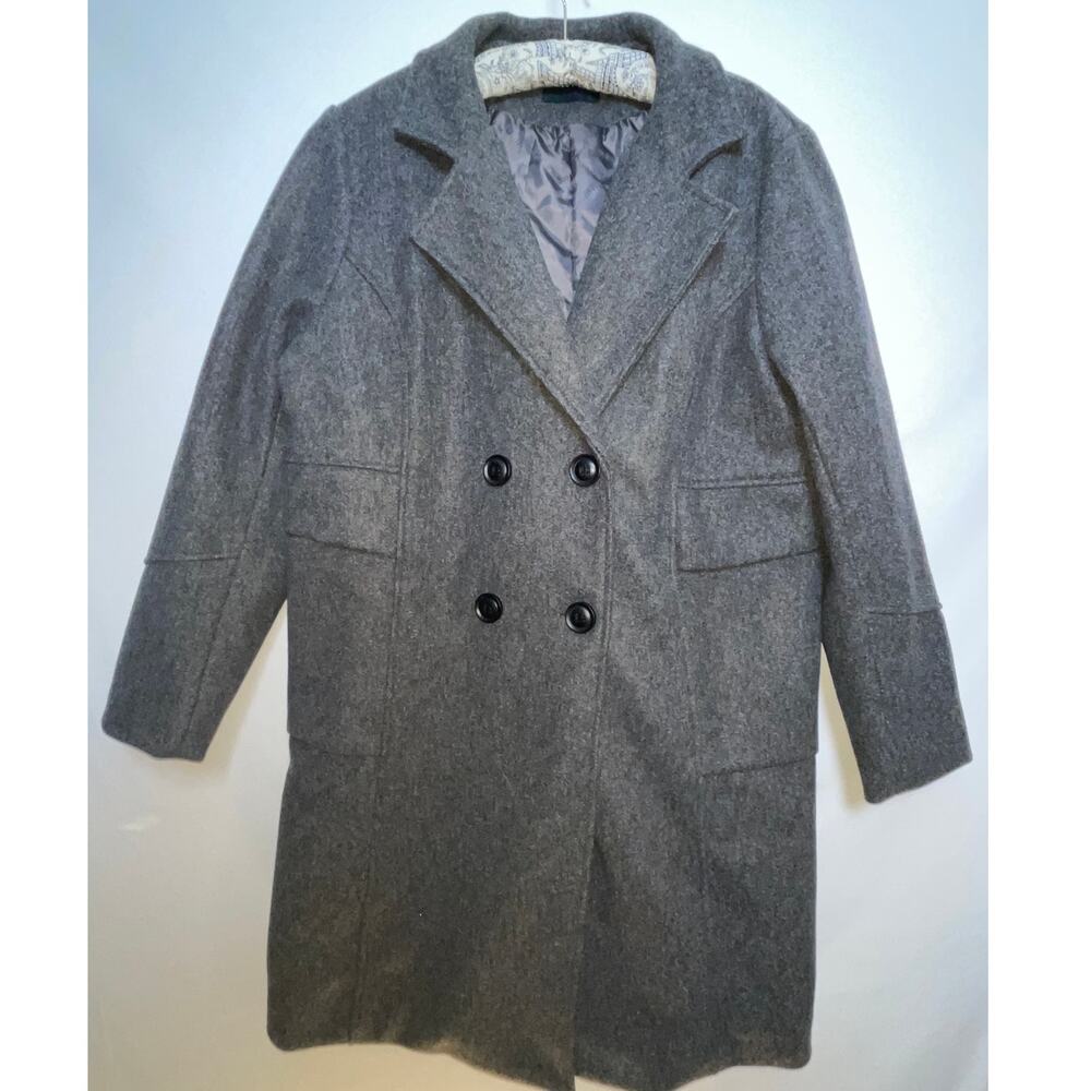 Chou Yatou Double Vested Wool‎ Blend Coat - Size 2XL - Very Soft and Cozy!